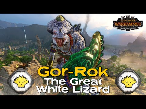 Gor-Rok, The Great White Lizard Cinematic Intro - Total War: Warhammer 3 (Immortal Empires)