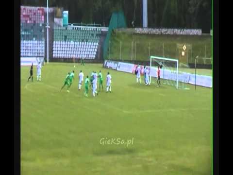 Bramki ze sparingu Zagłębie Sosnowiec - GKS Katowice