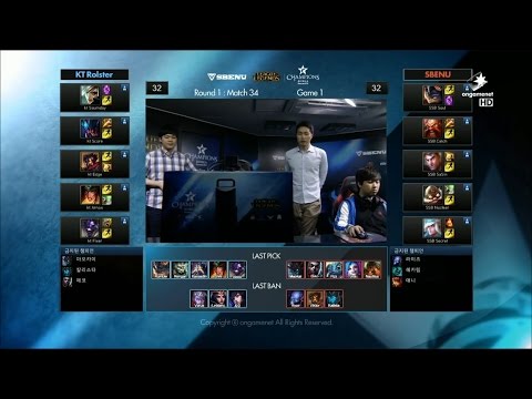 KT vs SSB Game 1 Highlights - KT ROLSTER vs SBENU SONICBOOM - Week 5 LCK Champions Korea Summer 2015