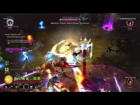 Diablo 3 S22 GR150 - 4 Players - (3:28) Barb POV