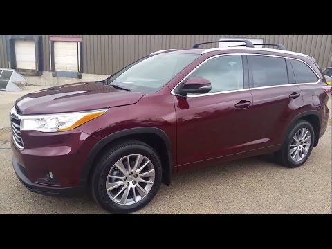 2016 Toyota Highlander XLE AWD Exterior and Interior with Review of features