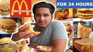 I only ate MCDONALDS for 24 HOURS Challenge | Pramod Rawat