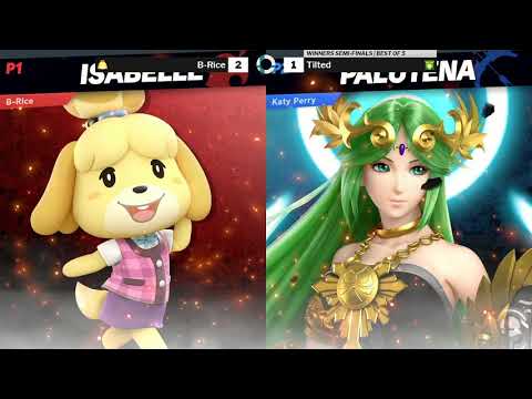 SOS176 SSBU Winners Semi-Finals - B-Rice (Isabelle) vs Tilted (Pokemon Trainer, Palutena)