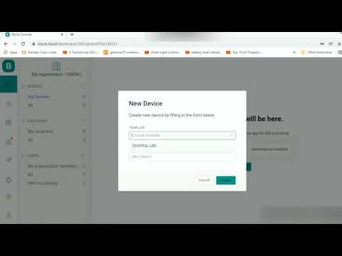 Led Blinking by using ESP8266 with Blynk IOT platform