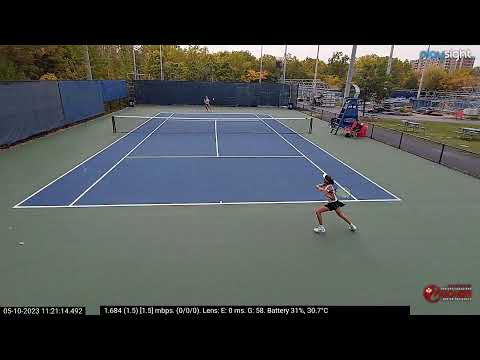 National camp 5th October -court 2 Camille Michel  vs Elisabeth Djabourian