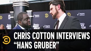 Chris Cotton Interviews Hans Gruber (a.k.a. Flula Borg) - Roast of Bruce Willis