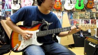 Video thumbnail for Fretlight Fg-421 Guitar Clean Sound by chatreeo