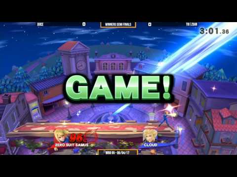 WBB 95  Juice (ZSS) vs TRI Zoan (Cloud, Mario)   Winners Semi Finals   Smash 4 Singles