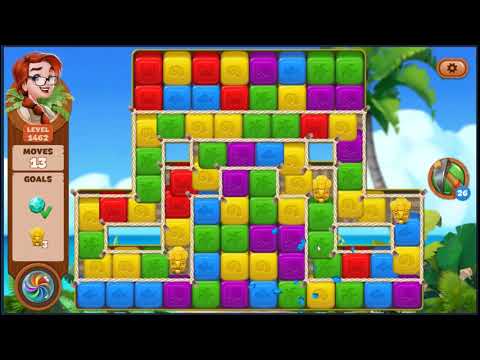 Lost Island Blast Adventure Level 1462 - NO BOOSTERS 🏝️ | SKILLGAMING ✔️