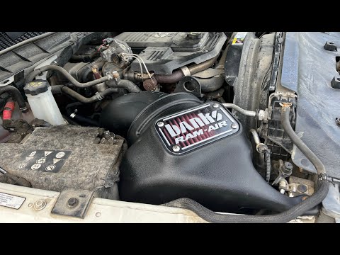 BANKS AIR INTAKE ON 2017 RAM 3500 CUMMINS. THE SOUNDS! YOU NEED THIS!