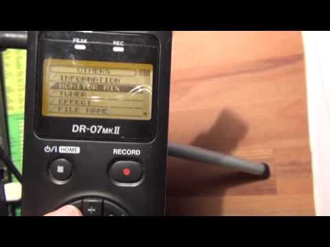 TASCAM DR 7 MK II Tutorial - How to make overdubs