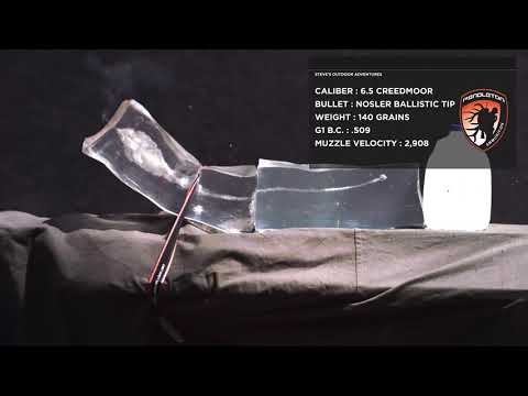 Nosler Ballistic Tip 140 Grain Bullet - Gel Block Bullet Performance Video