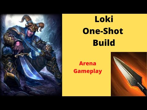 Smite !!! Loki OP One Shot Late Game Build.