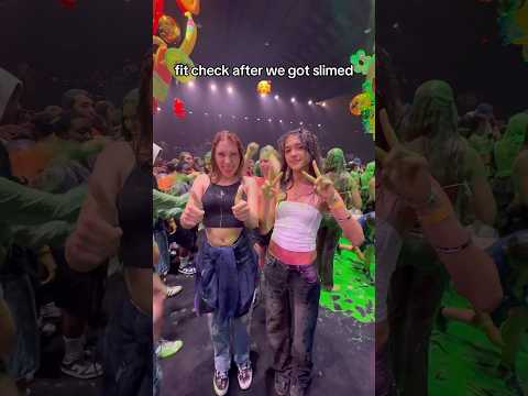 We Got Slimed!!!  @Nickelodeon #kca #kidschoiceawards