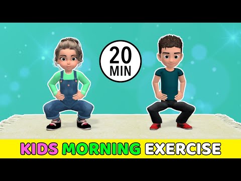 20-Minute Kids Morning Exercise - Start The Day Right