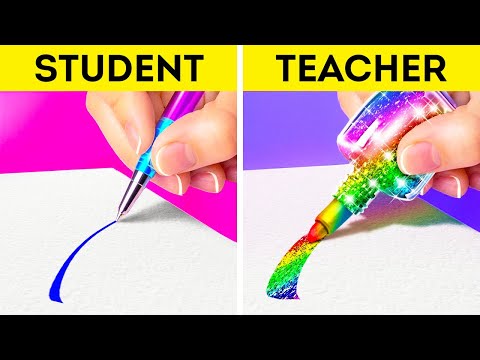 Teacher VS Student Art Challenge 🖌️ Fantastic Drawing Tips By Yay Time !