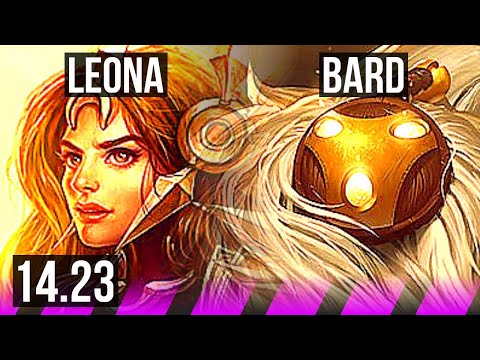 LEONA & Jhin vs BARD & Caitlyn (SUP) | KR Grandmaster | 14.23