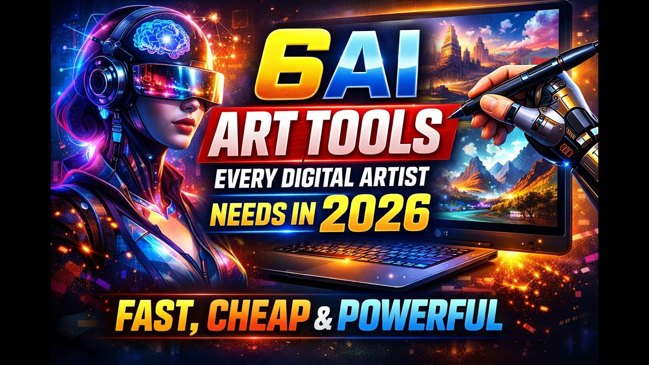 6 AI Art Tools Every Digital Artist Needs in 2026 Fast, Cheap & Powerful