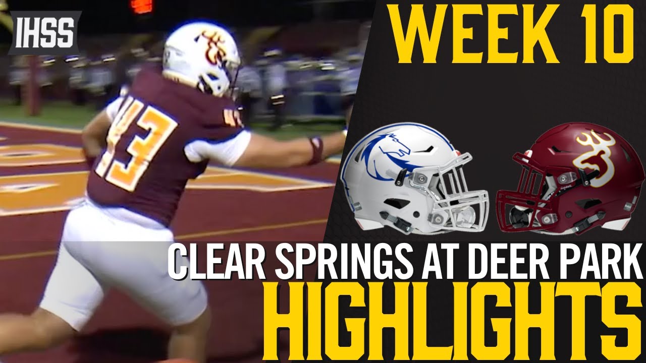 Deer Park Secures Victory Against Clear Springs in Thrilling High School Football Matchup