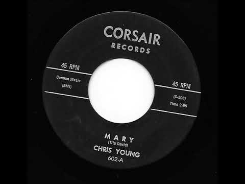 Rare, unknown white doo wop record from SoCal by CHRIS YOUNG & GROUP  on CORSAIR called "MARY."