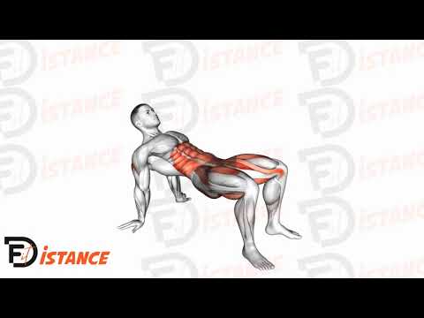 Exercice Crabe avec toucher des orteils