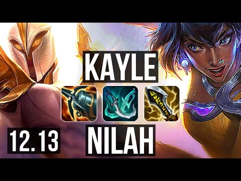 KAYLE & Karma vs NILAH & Yuumi (ADC) | 5/1/6 | NA Grandmaster | 12.13