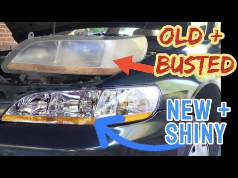 1998-2002 Honda Accord Headlight Assembly Replacement - See What You've Been Missing!