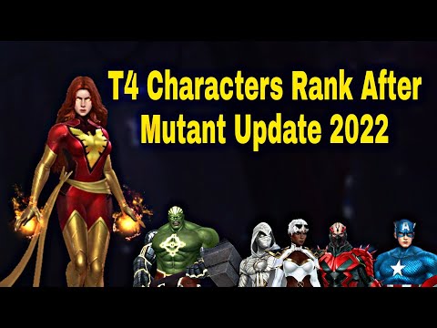 T4 Characters Rank After December Mutant Update 2022 With Some Tips - Marvel Future Fight