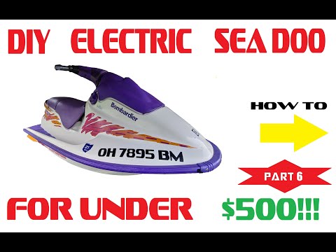 DIY ELECTRIC Jet Ski Part 6 - lake test #1 and Sea Doo Jet Pump Rebuild
