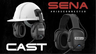 Komunikační zařízení SENA MESH HARD HAT MOUNT HEADSET CAST - eadset nejen pro průmyslovou komunikaci s dosahem 1,1 km v otevřeném terénu
