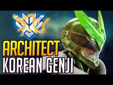 BEST OF ARCHITECT - KOREAN GENJI GOD | Overwatch Architect Montage & Esports Facts