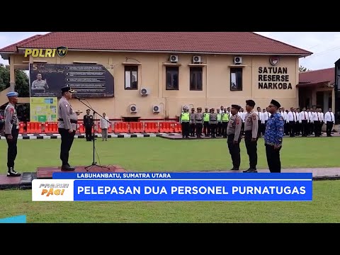 POLRES LABUHANBATU MENGGELAR KEGIATAN UPACARA BENDERA BULANAN