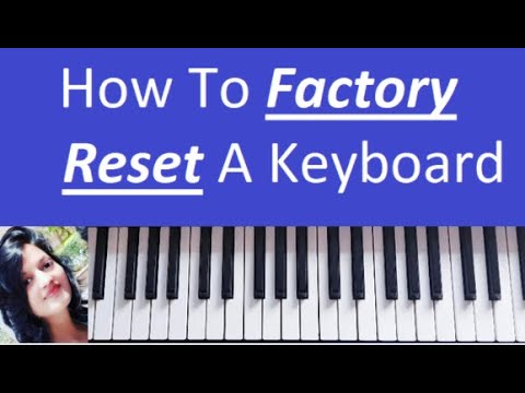 How To FACTORY RESET A Keyboard (Yamaha) ~ Easy Tutorial