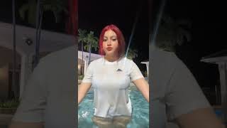No bra Bouncing Big Boobs No Bra Challenge stepsister#nobra​ #bouncing​ #tiktok​ #tphani