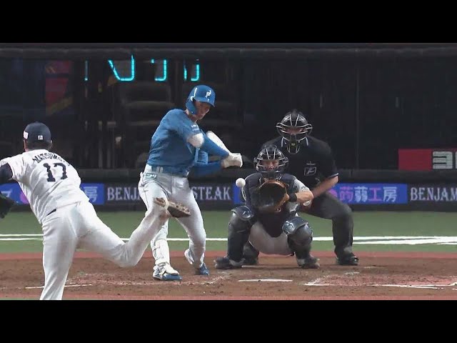 【5回表】ファイターズ・石井一成 ライトスタンドへ2ランホームラン!! 2022年4月13日 埼玉西武ライオンズ 対 北海道日本ハムファイターズ