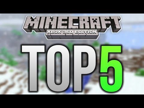 Top 5 Minecraft Xbox 360 Structures - CHRISTMAS CREATIONS! (Holiday Special)