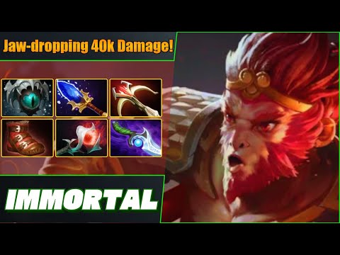 Immortal Monkey King Off Lane 🛡️ Mental 40k Damage! Dota 2 DotaPulse Full Gameplay