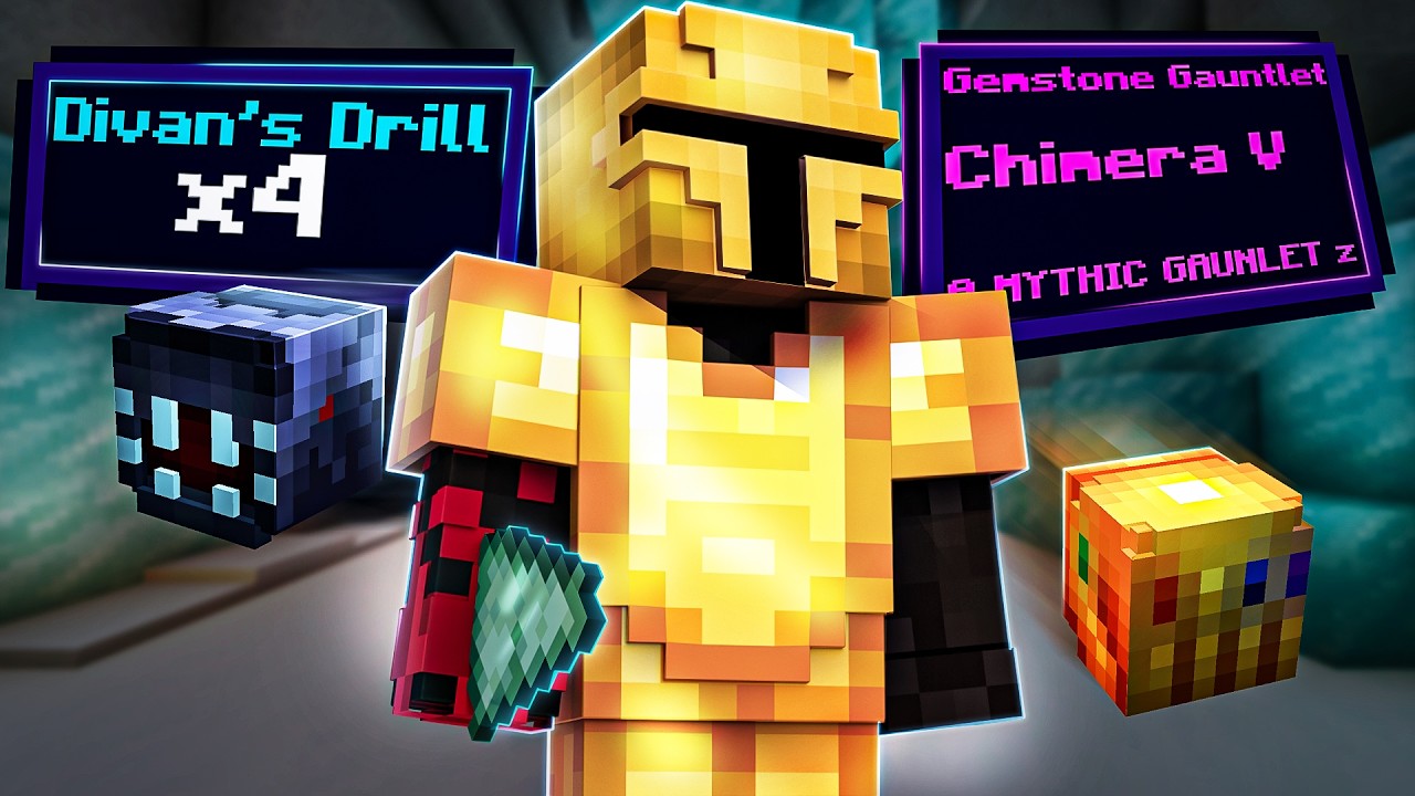 I spent 10B on a HYPERMAXED Mining Setup... (Hypixel Skyblock)