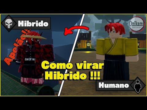 HOW TO BECOME A HYBRID IN ONIKAMI!!! VERY COOL!!! #roblox #onikami