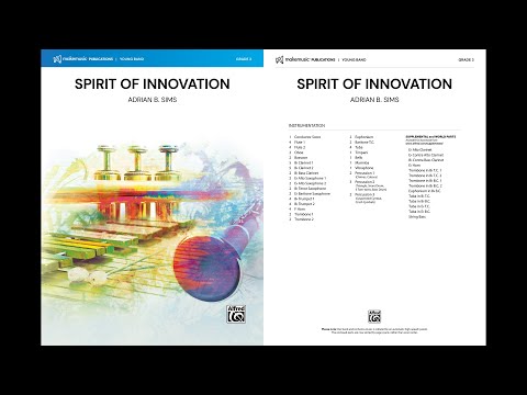 Spirit of Innovation, by Adrian B. Sims – Score & Sound