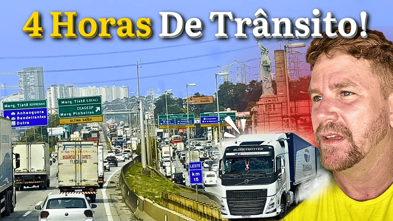 Batalhando com o Trânsito de SP e a Estrada Parada! 🐢