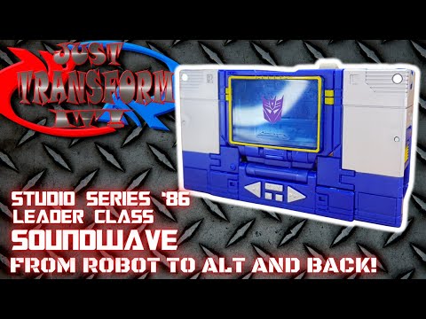 JUST TRANSFORM IT!: Studio Series '86 Leader Soundwave