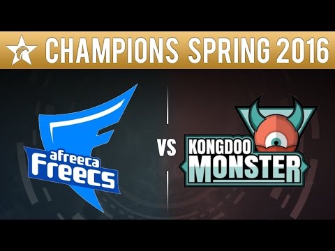 Afreeca Freecs vs Kongdoo Monster - League Of Legends S6 LCK Spring 2016 Game 1