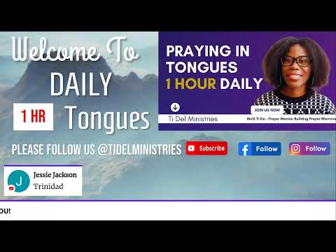 Praying in Tongues 1 Hour | DAY 351 | Dec 17 -2024| # Tidelministries