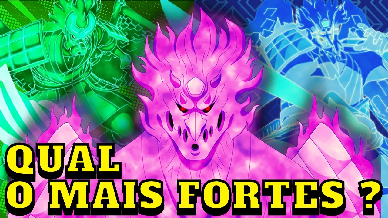 TOP 8 SUSANOOs MAIS PODEROSOS de NARUTO SHIPPUDEN