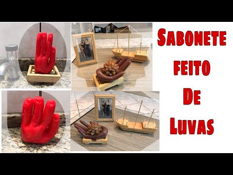 SABONETE MODELO MÃO (feito com luva Cirúrgica)