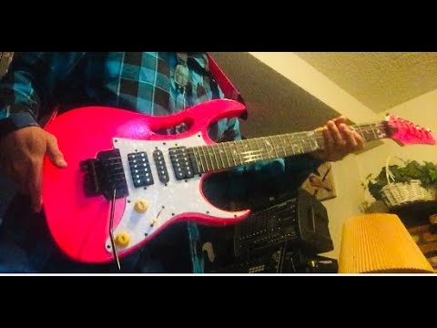 Leo Jaymz 7v guitar kit build & sound testing jem replica $159