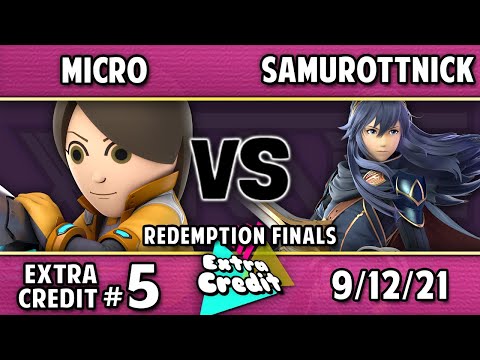 Extra Credit #5 - Micro (Mii Gunner) vs SamurottNick (Lucina) - Redemption Finals