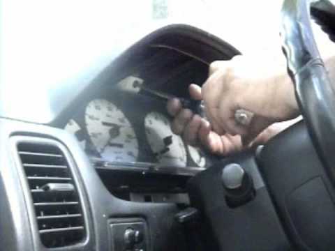 Nissan maxima instrument cluster removal