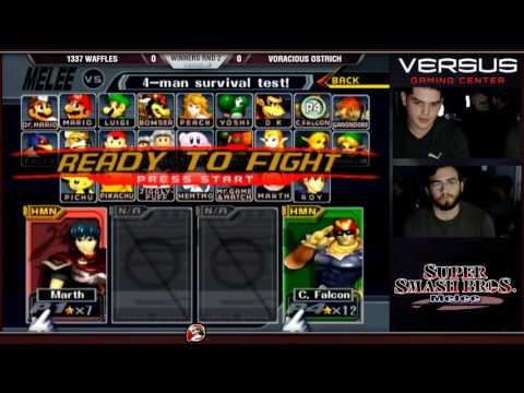 VS Weekly 6/05/16 - Winners R2 - Hungry Pigeon (Marth) vs 1337 Waffles (C. Falcon) - Melee